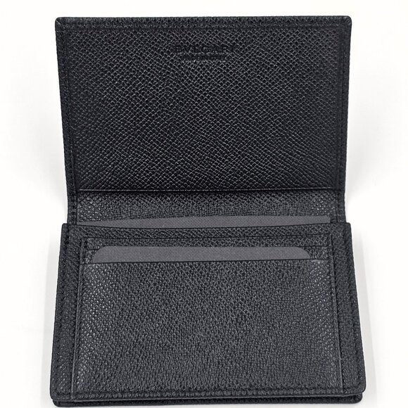 Bvlgari Bvlgari MAN Business Card Holder Leather Black Buglari New with Tags - Picture 6 of 12